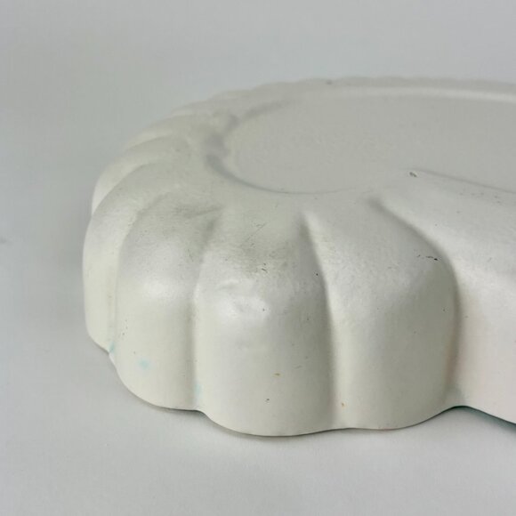 Haeger USA Turquoise Ceramic Bowl - MCM Vintage Elegance - Picture 8 of 10